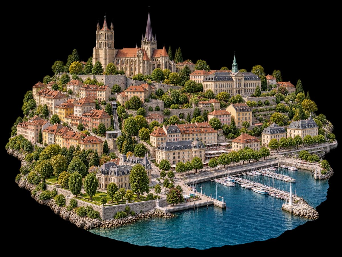 Illustration de Lausanne